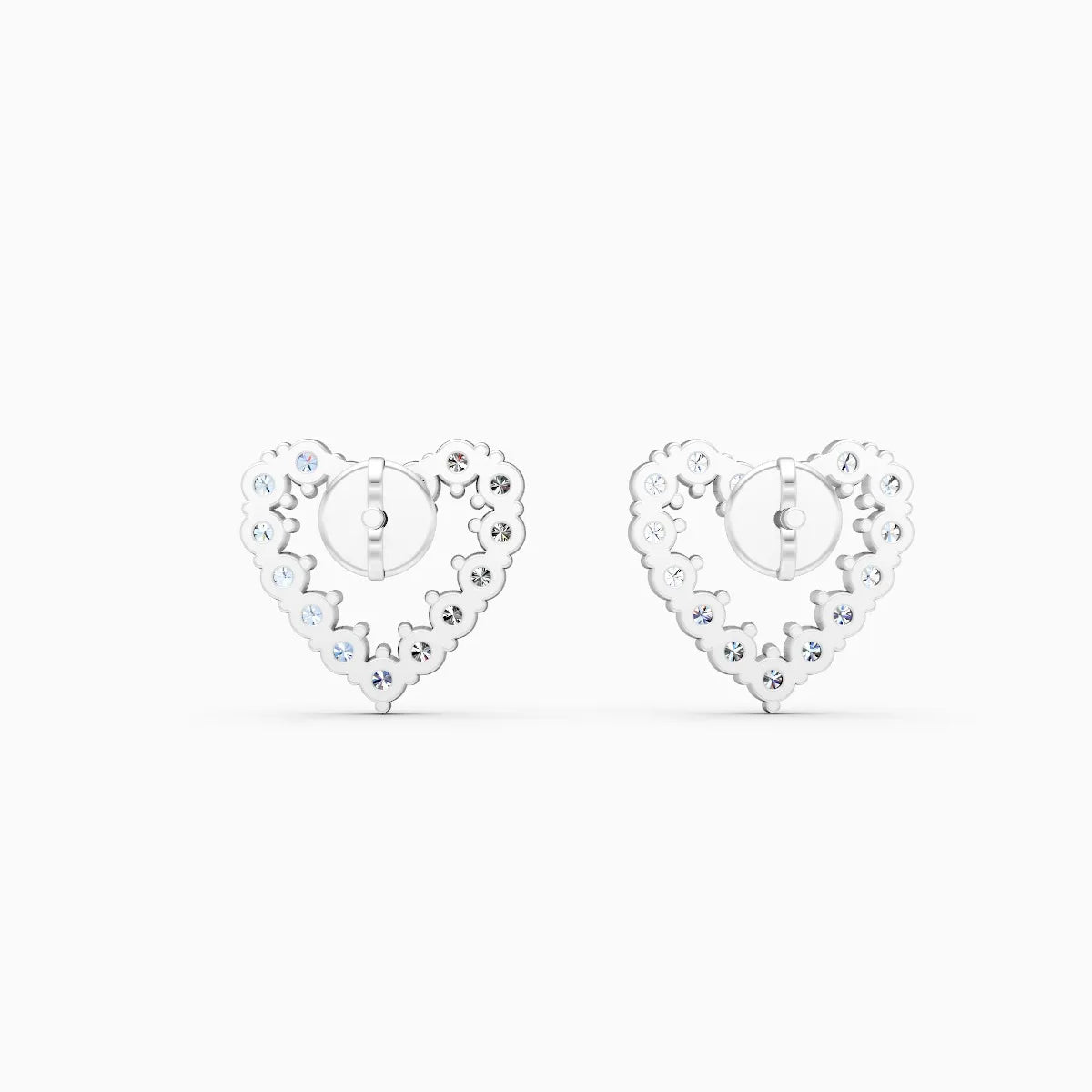 Celeste Heart Lab Grown Diamond Studs
