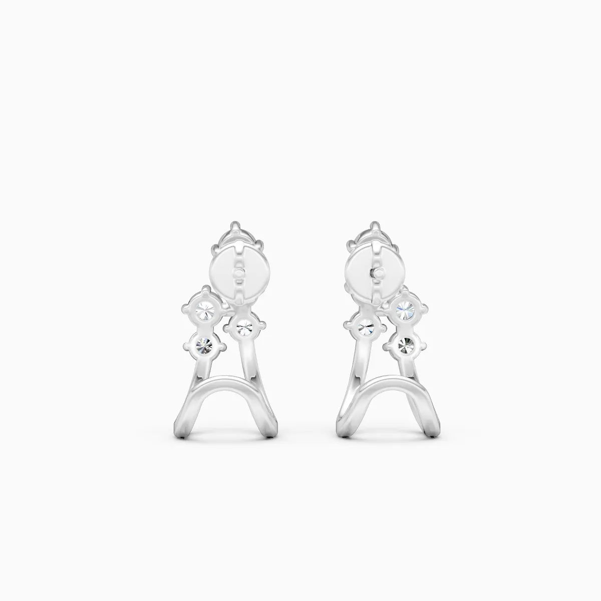 Modern Arc Lab Grown Diamond Earrings
