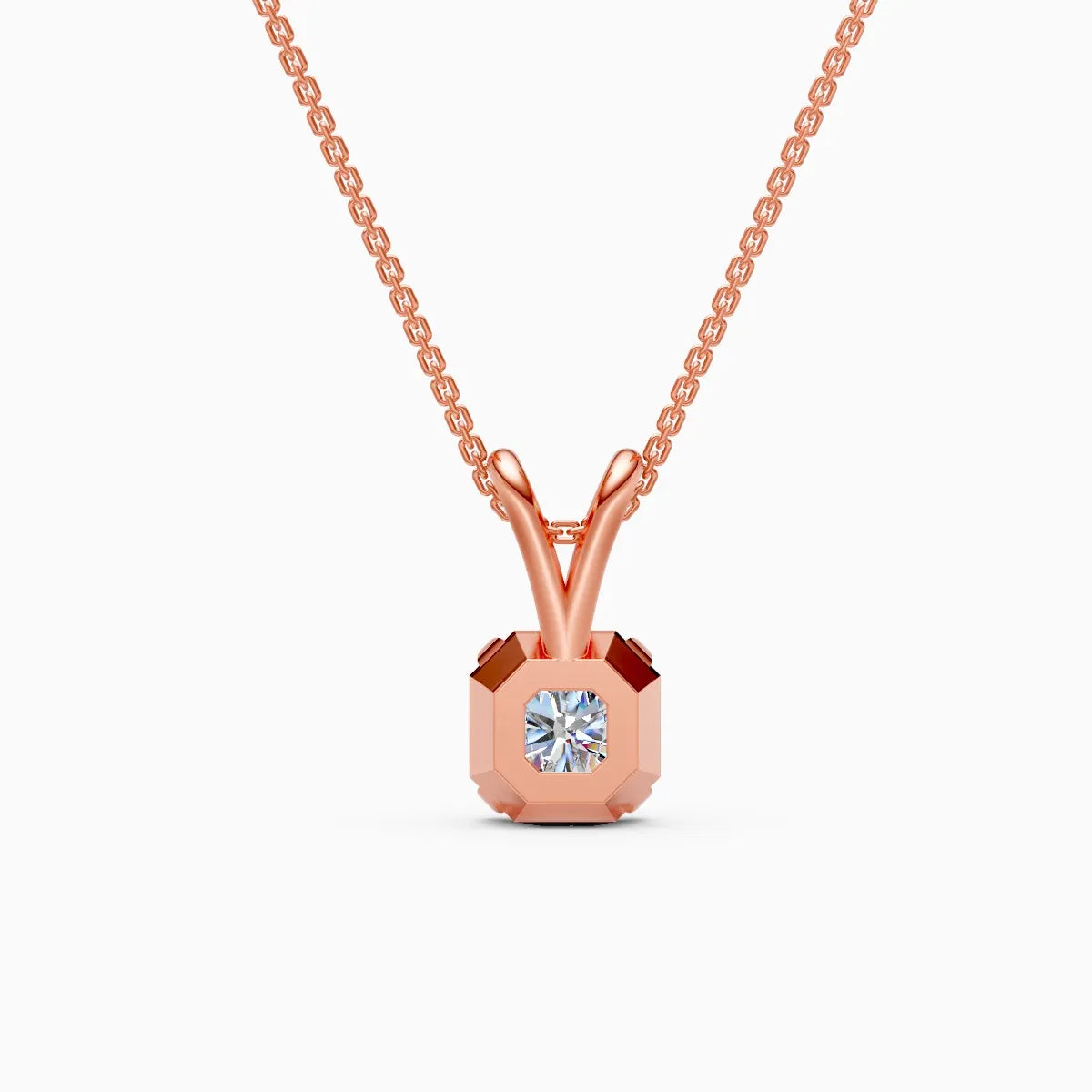 Aurora Radiant Diamond Pendant
