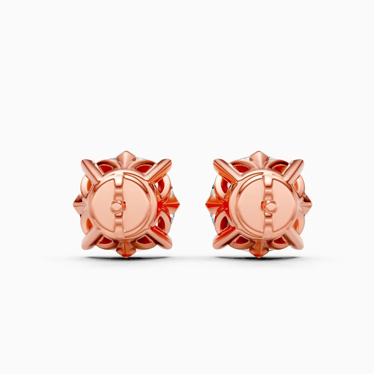 Royal Spark Round Solitaire Studs