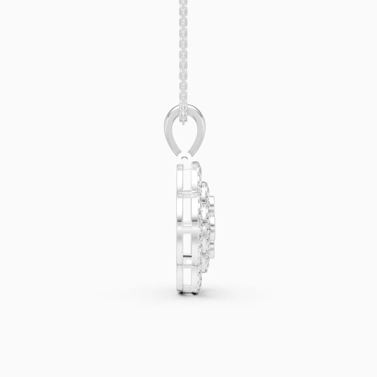 FloraLuxe Lab Grown Diamond Pendant