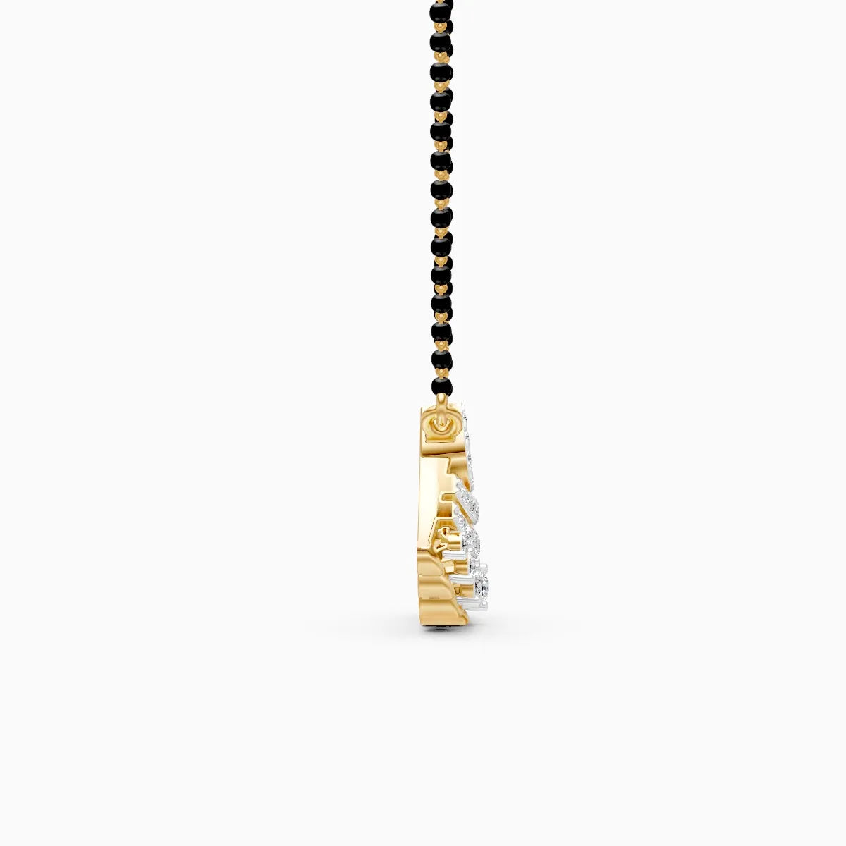Modern Bell-Cut Style Pendant Mangalsutra