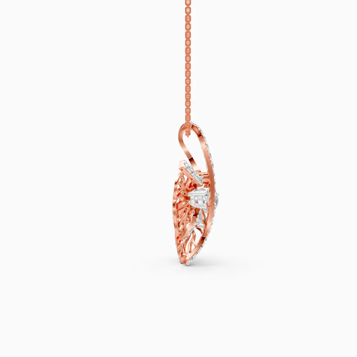 Butterfly Grace Lab Grown Diamond Pendant