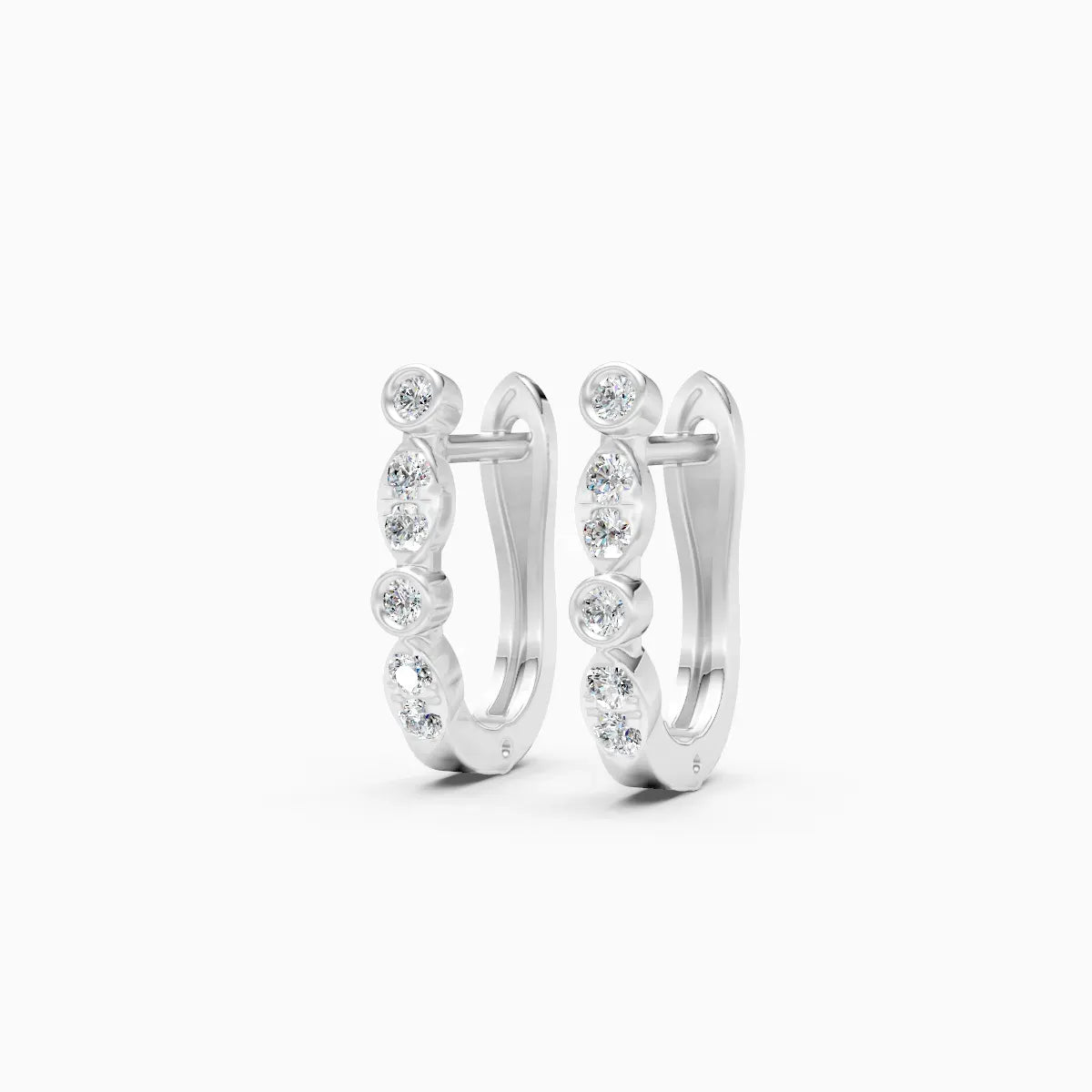 Diamond Curve Hoops