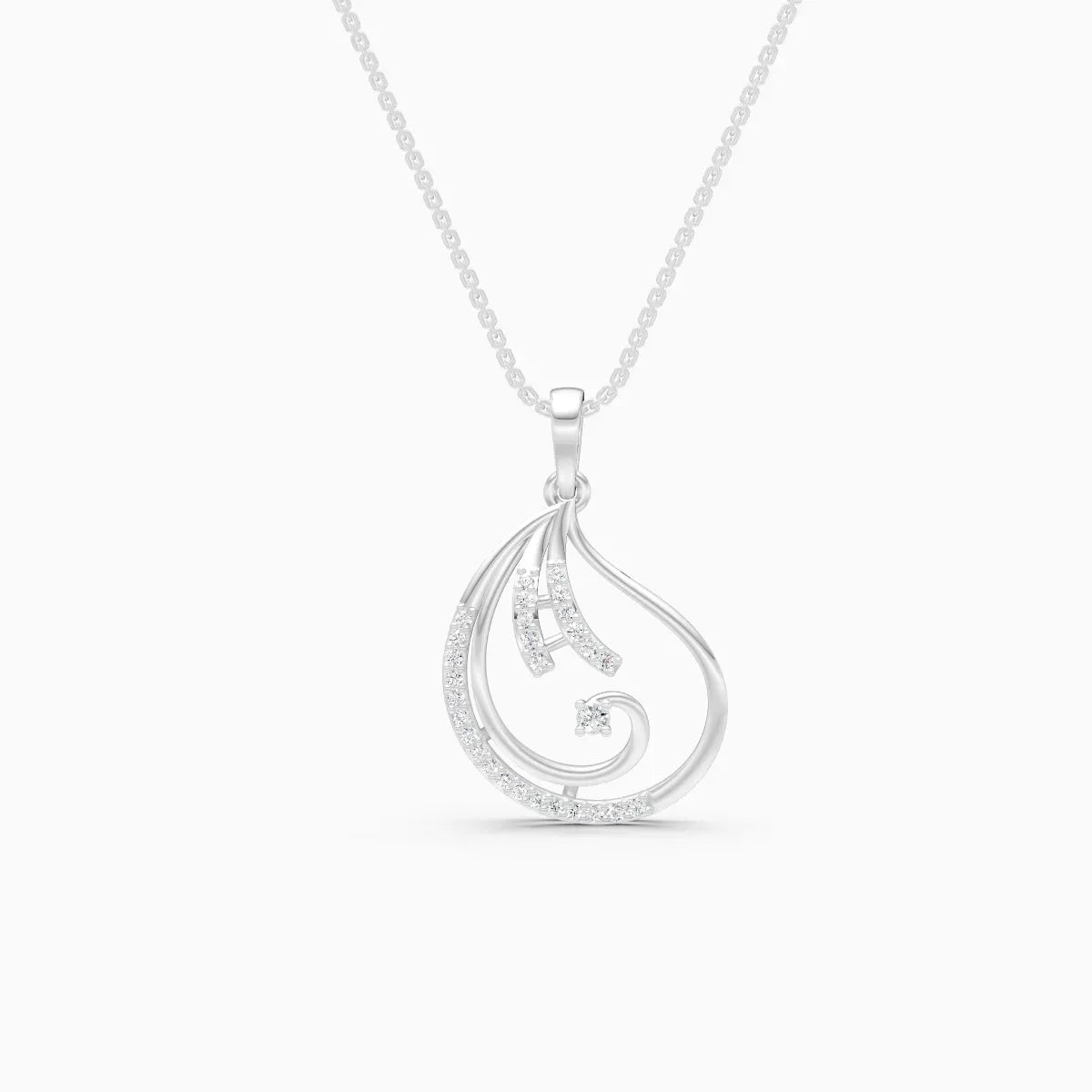 Elegant Stylish Lab Grown Diamond Pendant