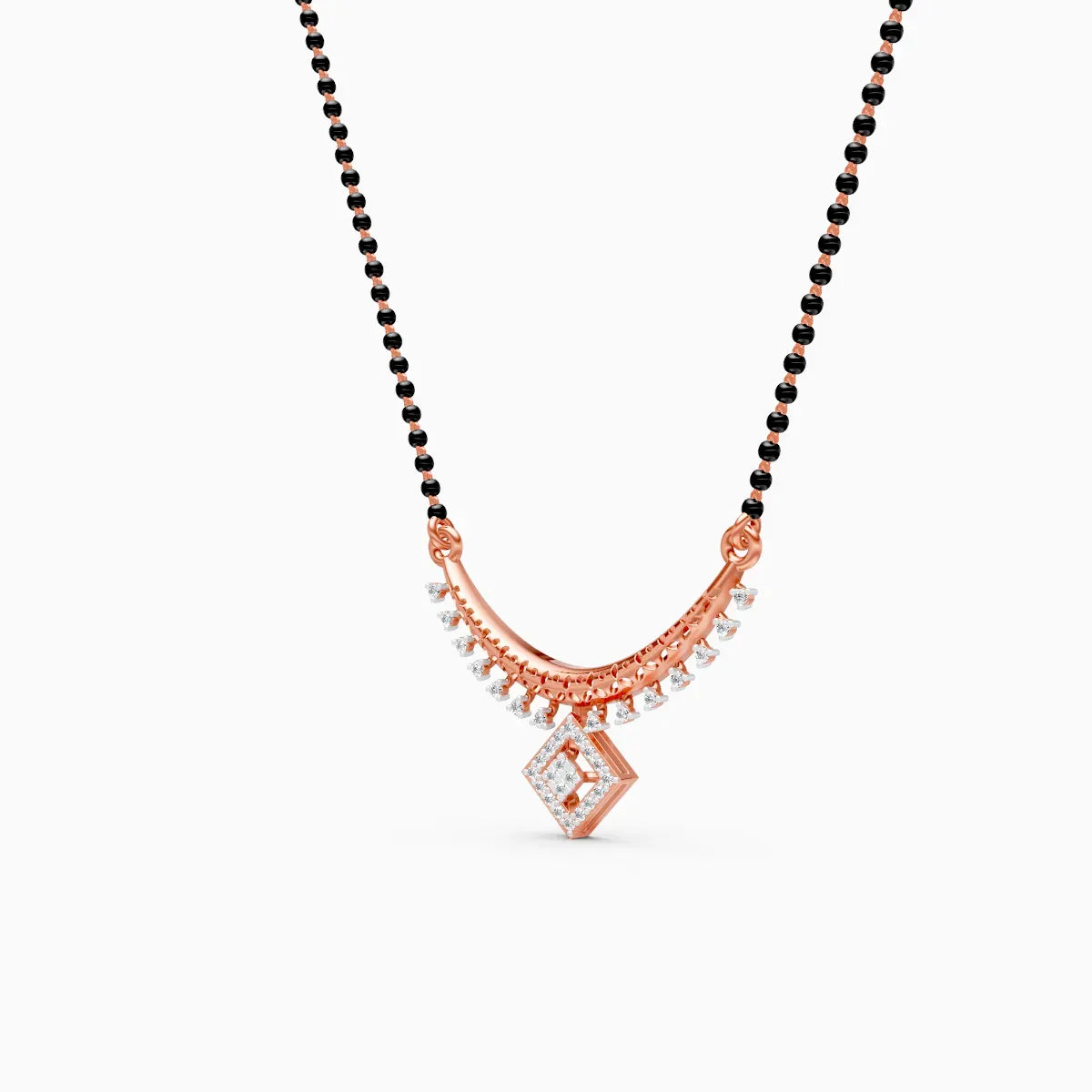 Elegant Gold Lab Grown Diamond Mangalsutra