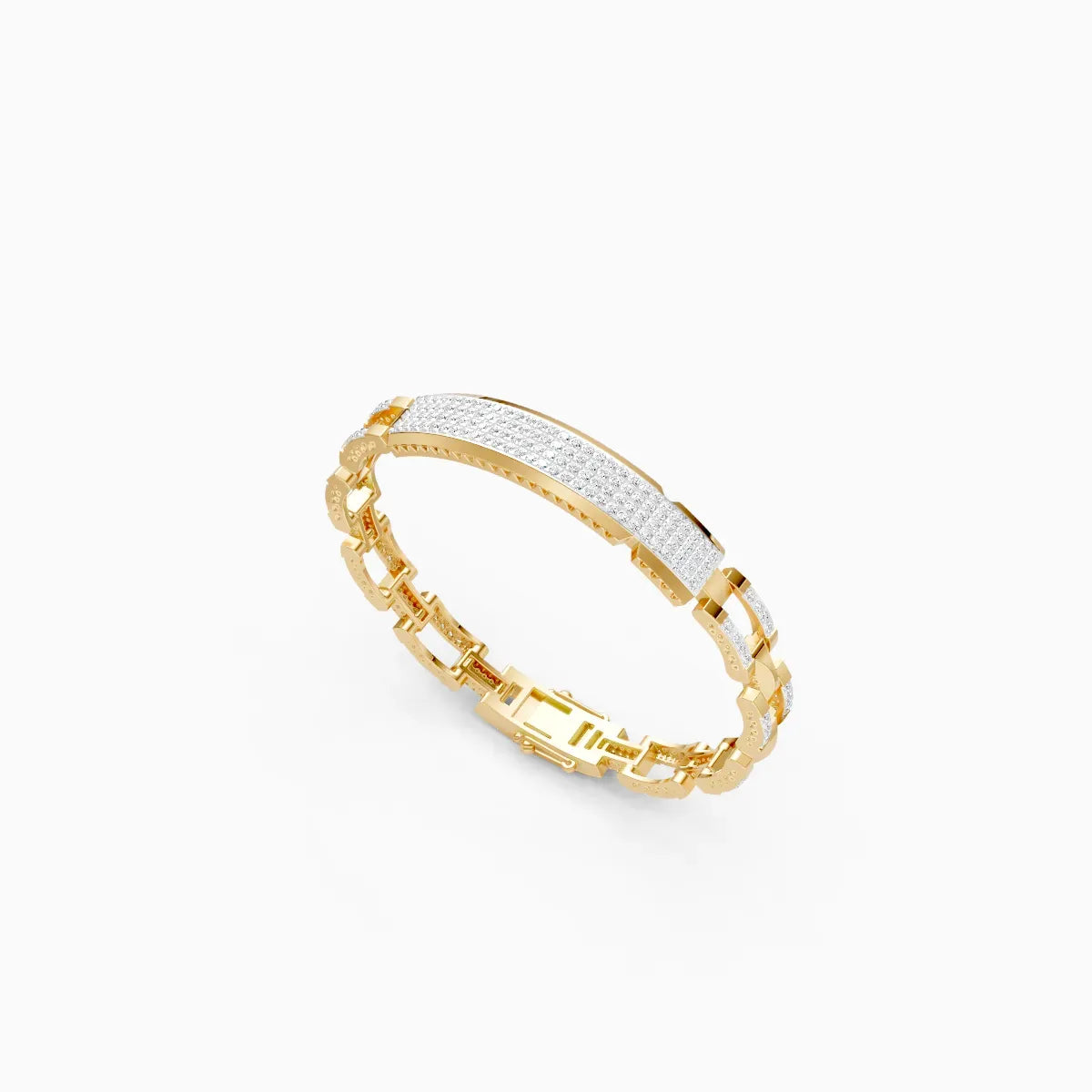 Fancy Lab Diamond Bracelet for Men