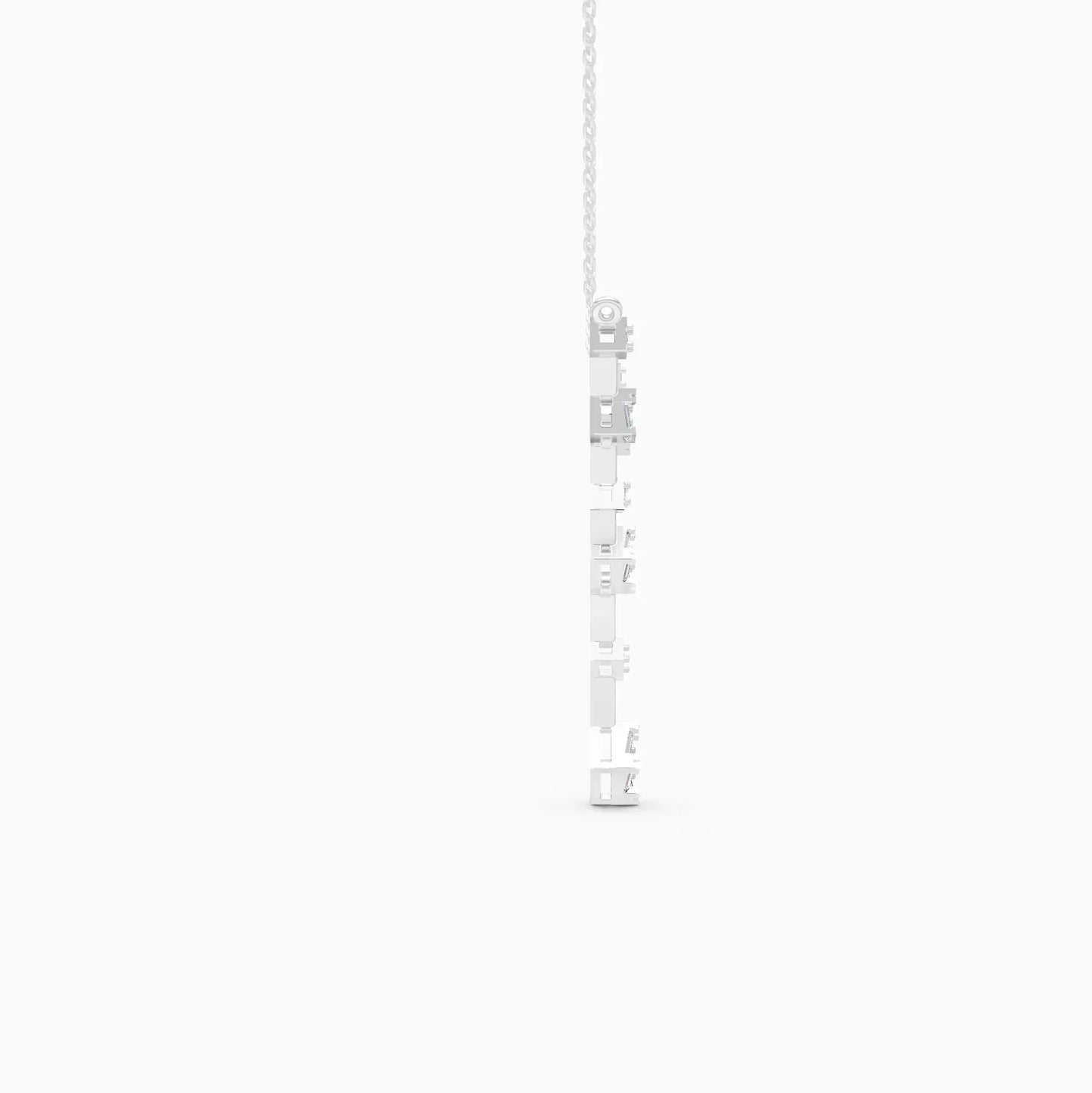 Stylish Two layer Lab Grown Diamond Charm Necklace