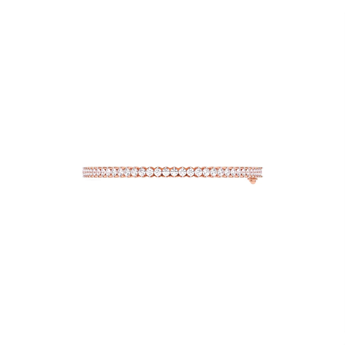 Round Solitaire Lab Grown Diamond Bangles