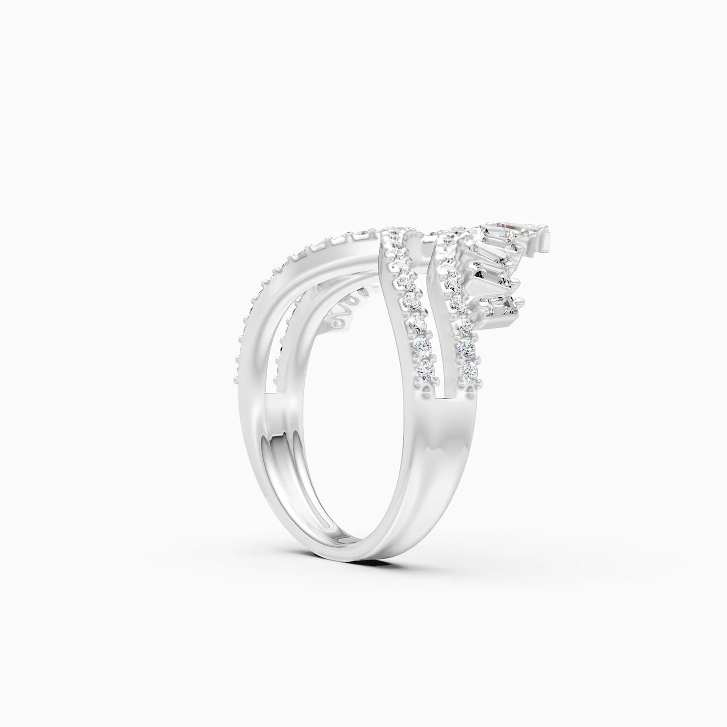 Royal Crown Style Lab Grown Diamond Ring