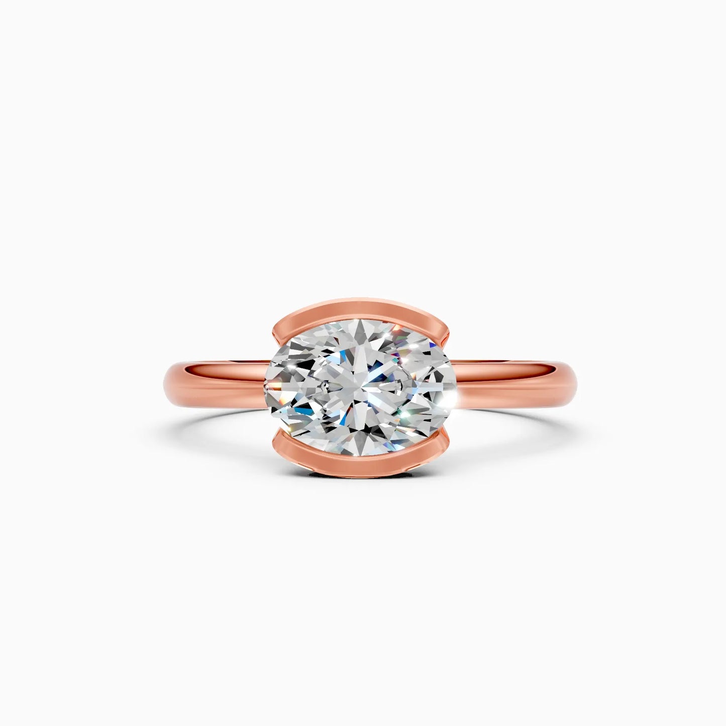 Luxury Oval Diamond Engagement Ring