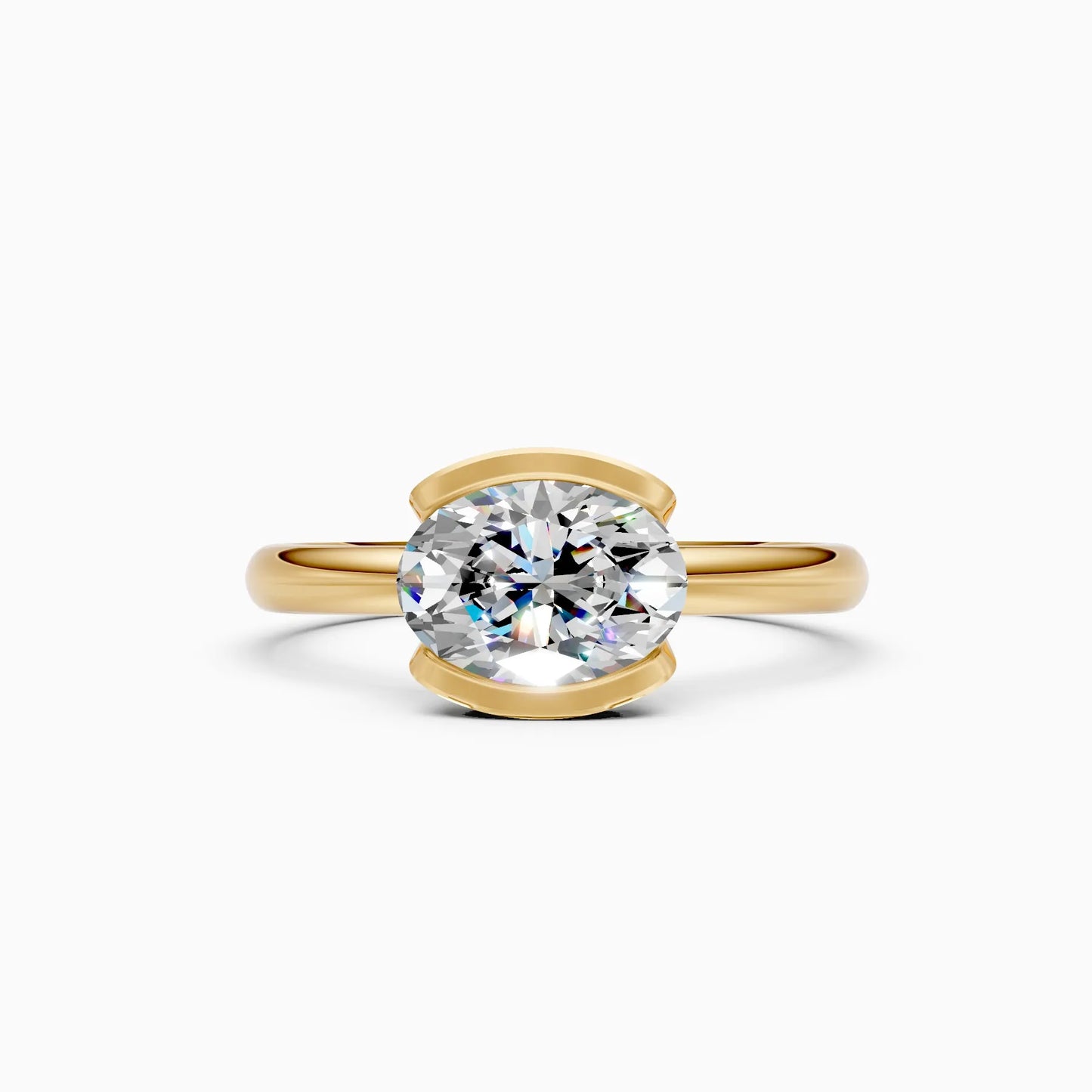 Luxury Oval Diamond Engagement Ring