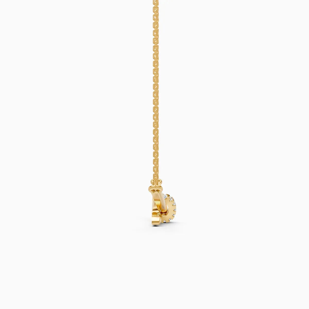 Sparkling Knot And Delicate Twist Diamond Pendant