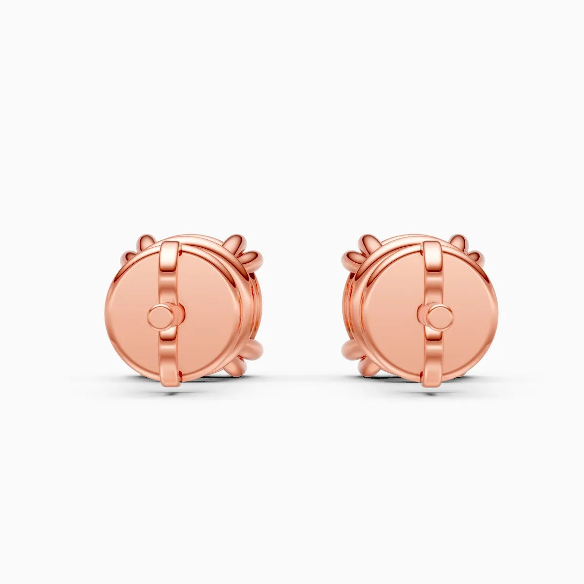 Sparkling Solitaire Lab Grown Diamond Stud Earrings