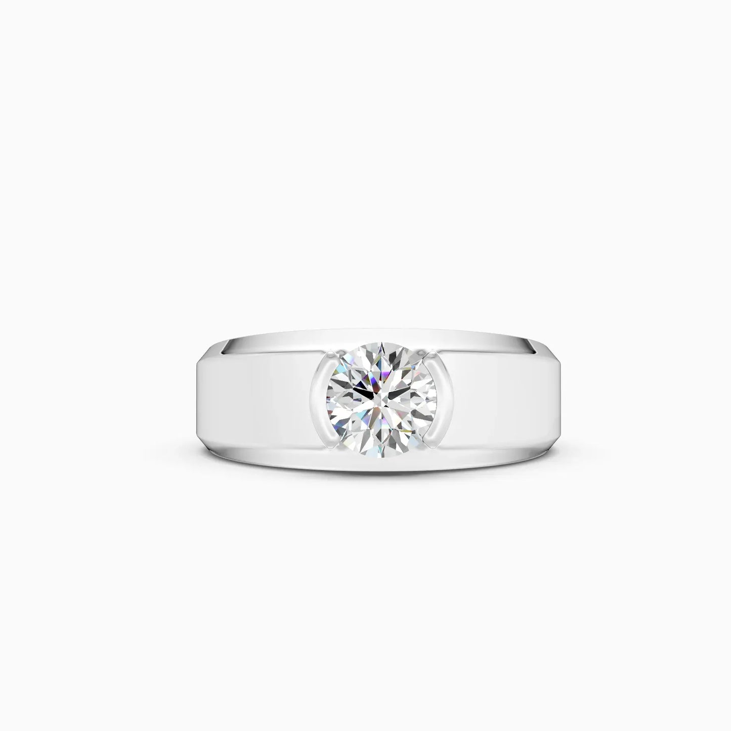 Refined Charm Solitaire Diamond Ring