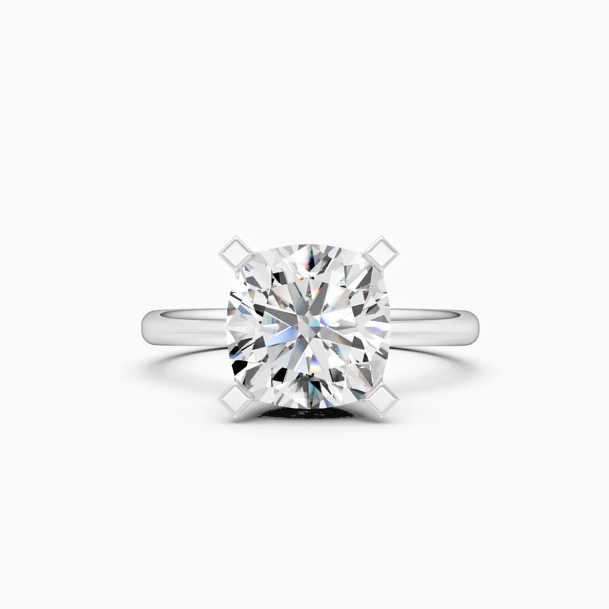 Sleek Solitaire Diamond Engagement Ring