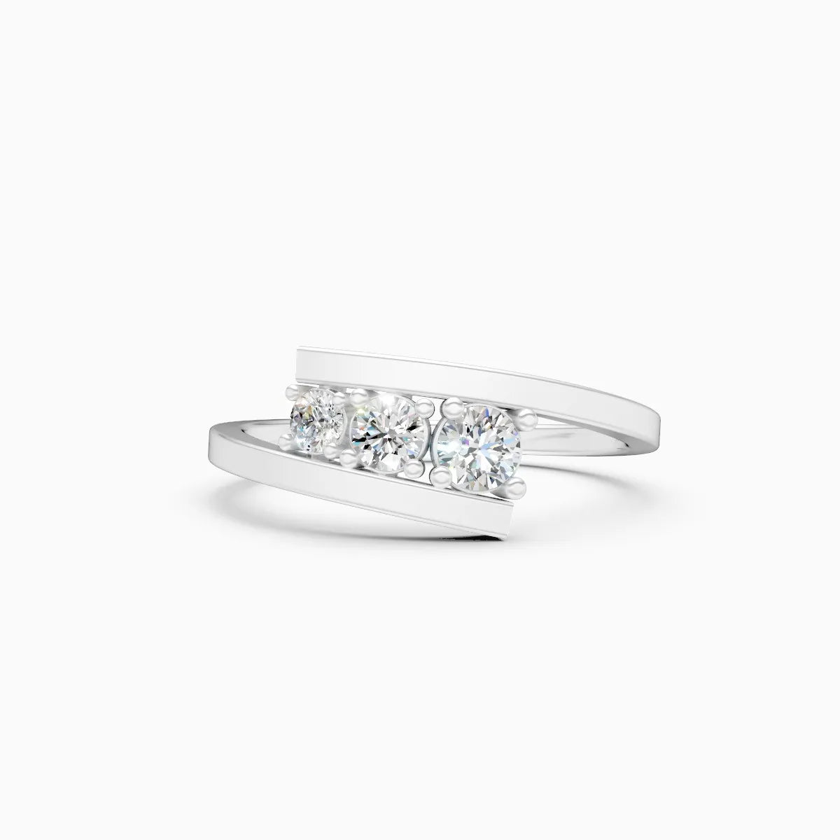 Crossover Glow Lab Grown Diamond Ring