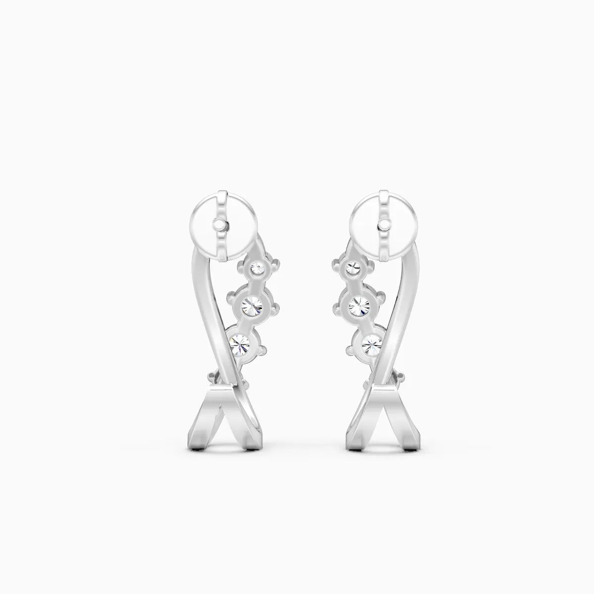 Twine Spark Lab Grown Diamond Earrings