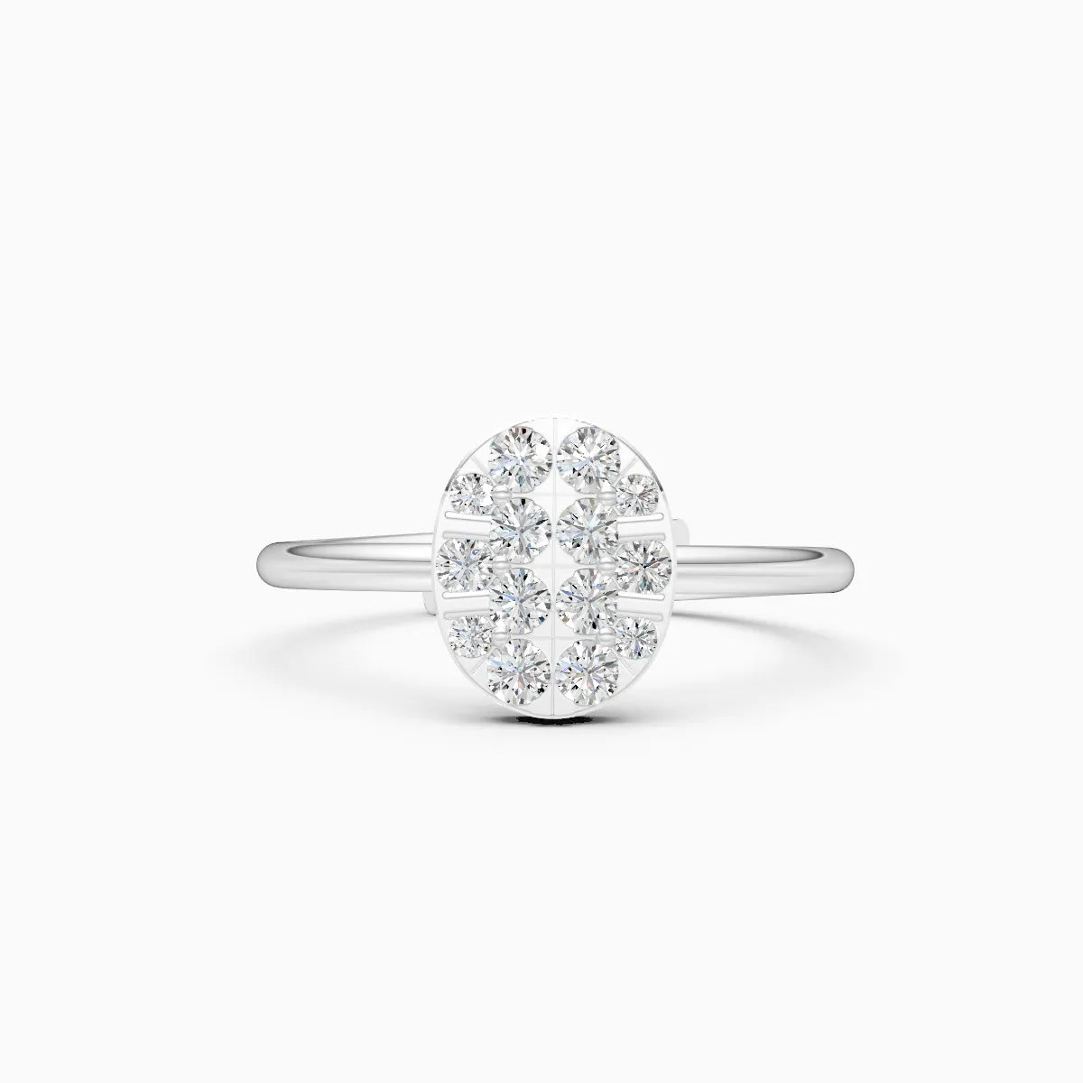 Classic Mini Studded Diamond Ring