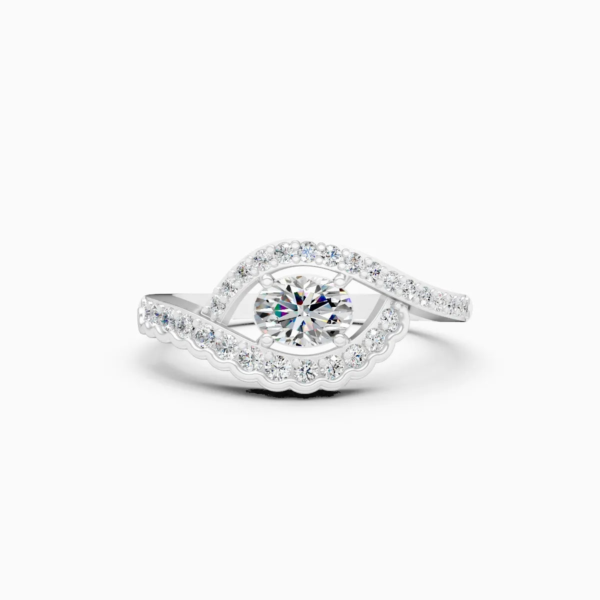 Eclat Curve Lab-Grown Diamond Ring