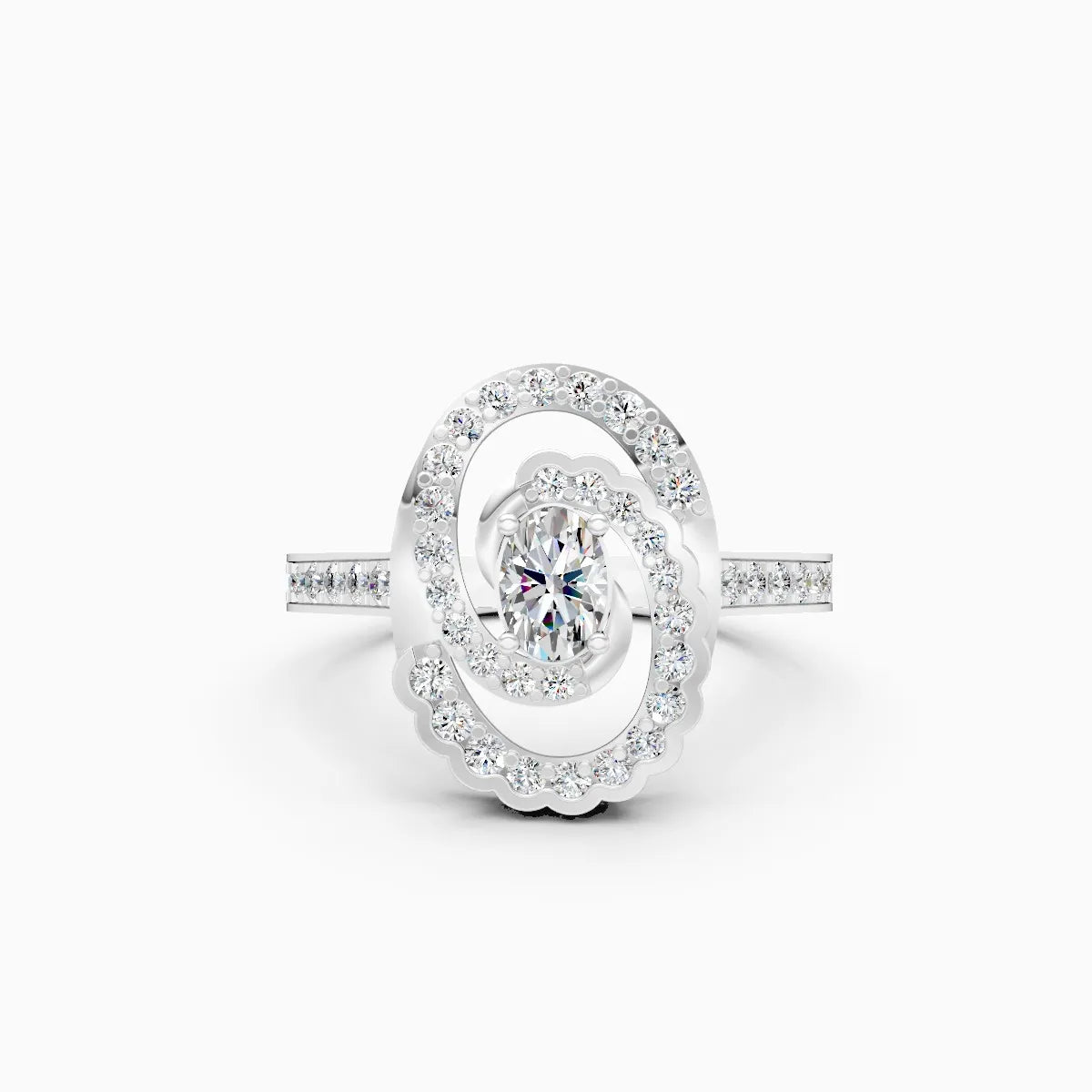 Lustrous Orbit Lab-Grown Diamond Ring