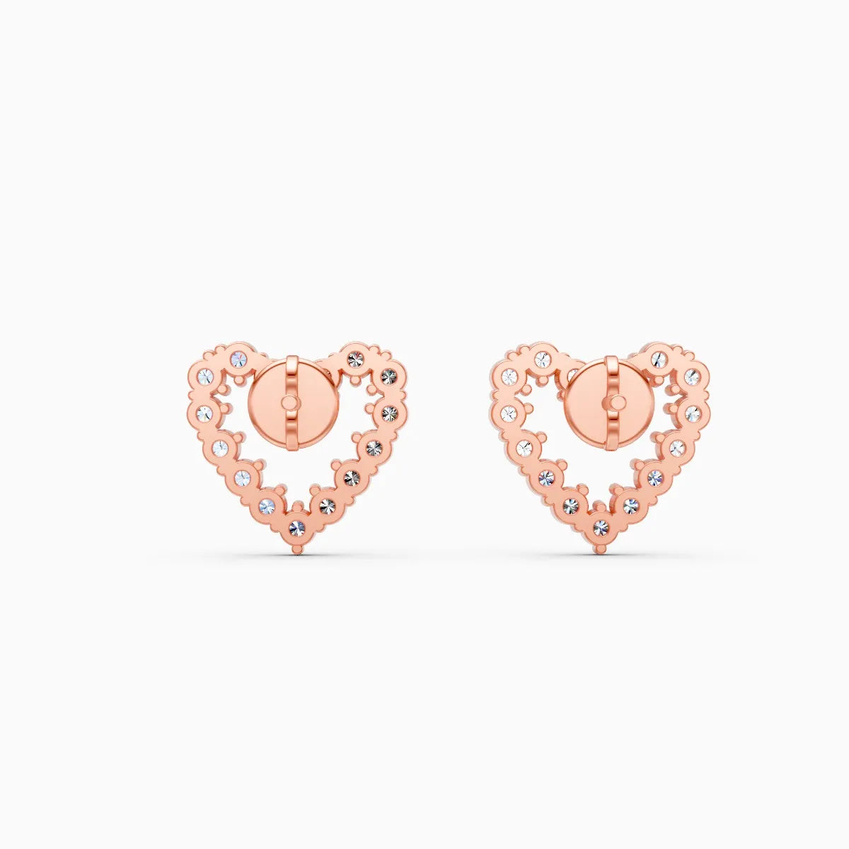 Celeste Heart Lab Grown Diamond Studs