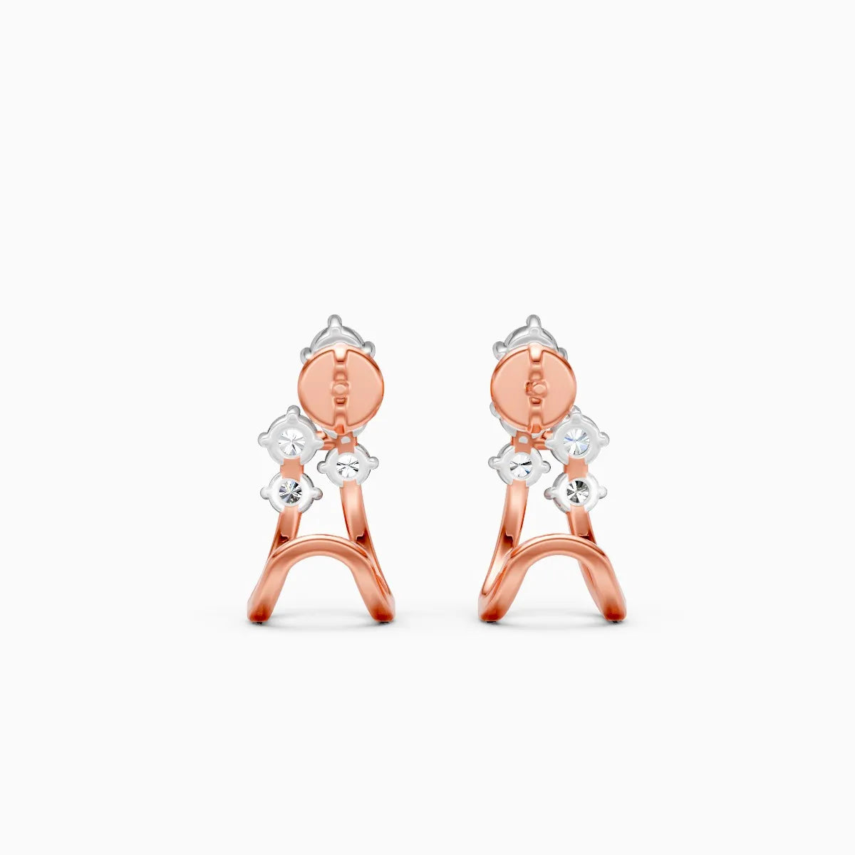 Modern Arc Lab Grown Diamond Earrings