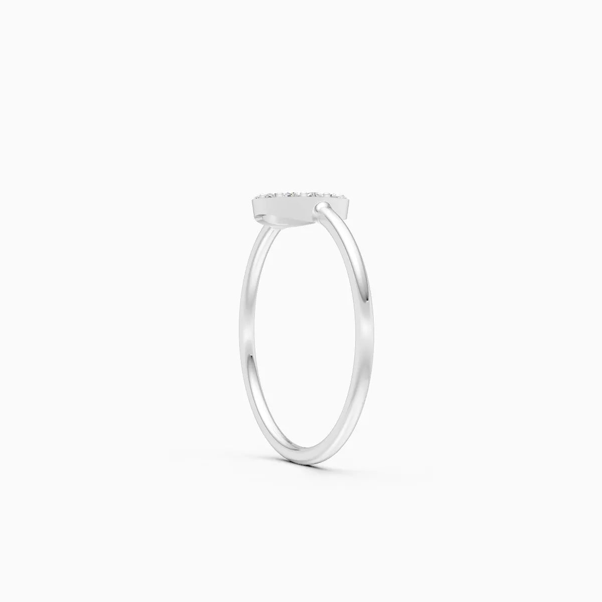 Open Halo Circle Ring