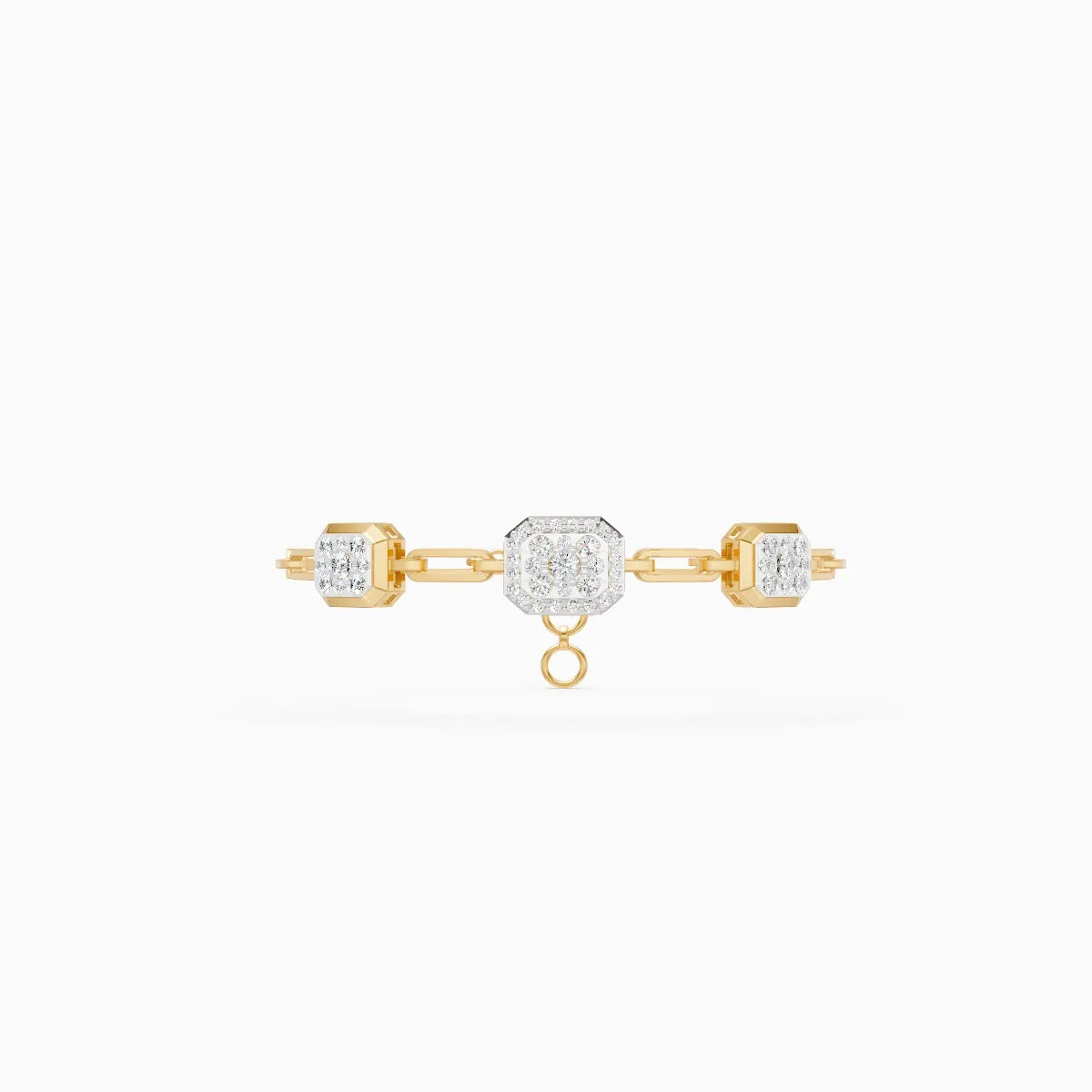 Linear Triple Accent Diamond Bracelet