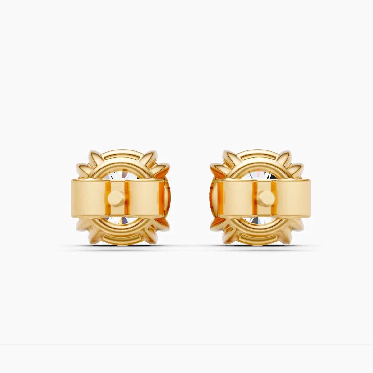 Classic Solitaire Diamond Studs