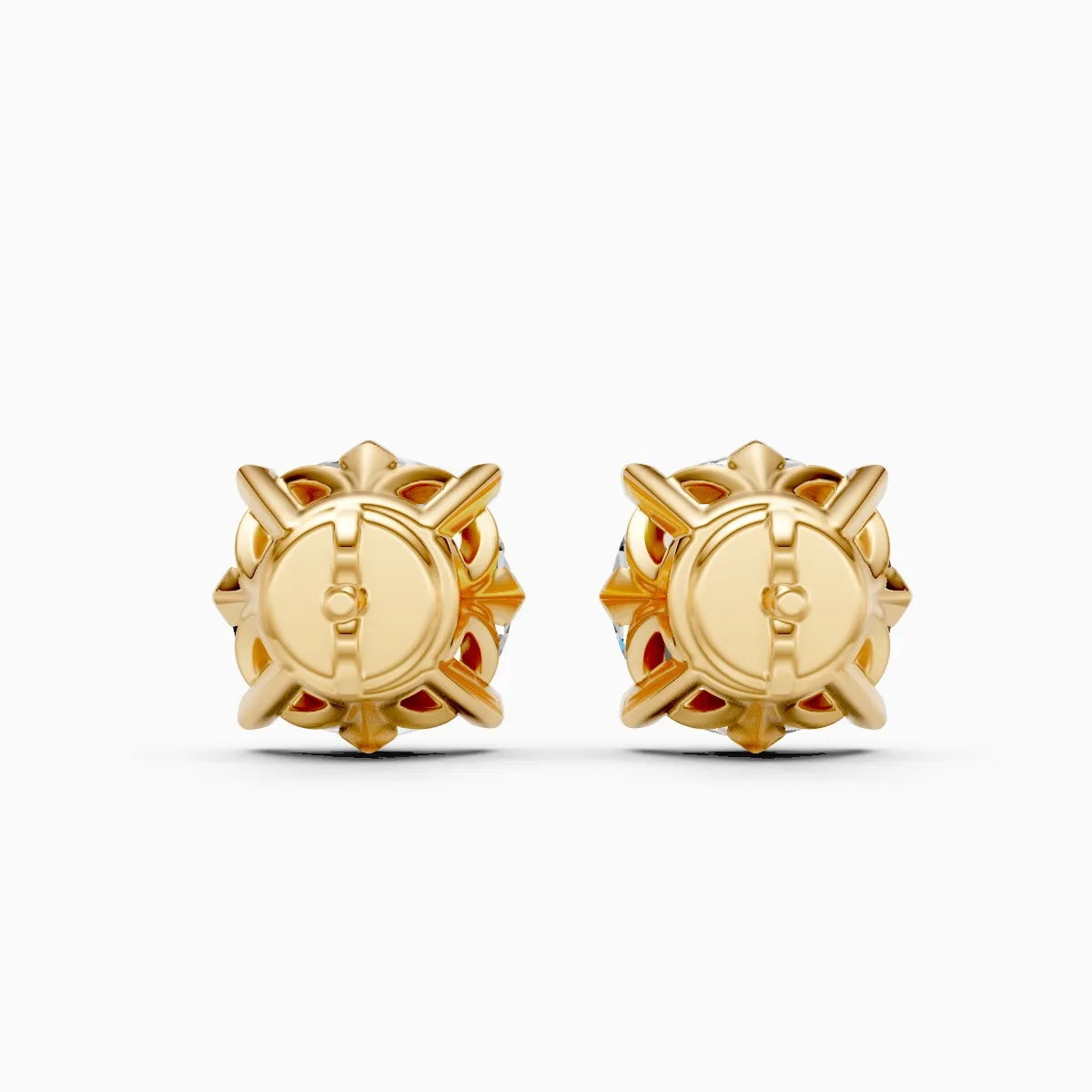 Royal Spark Round Solitaire Studs