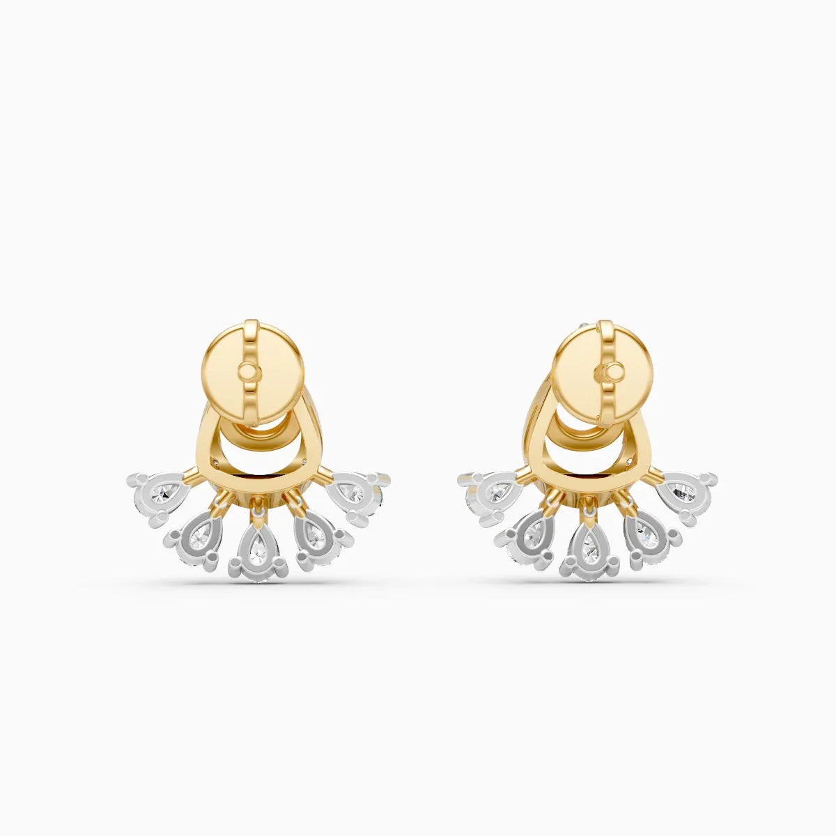 Opaline Feather Lab-Grown Diamond Earrings