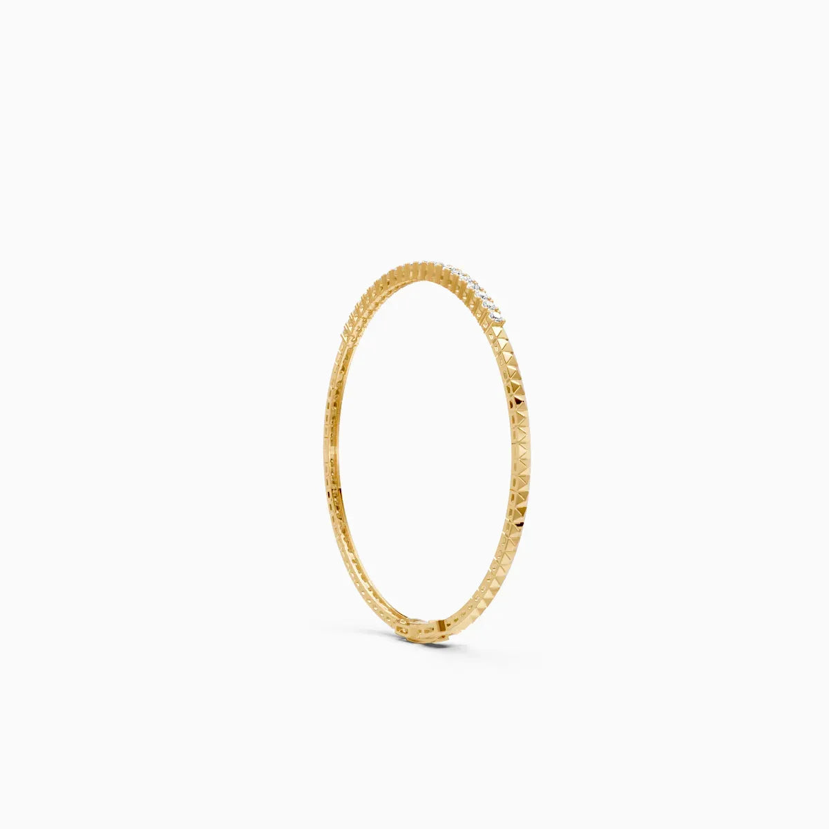 Tennis Lab Grown Diamond Gold Bracelet