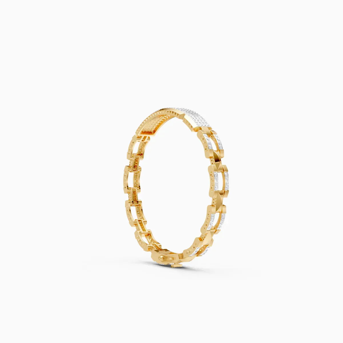 Fancy Lab Diamond Bracelet for Men