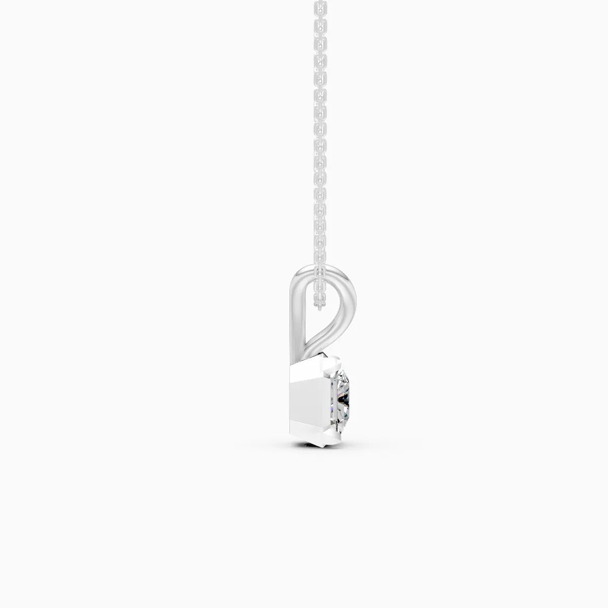 Aurora Radiant Diamond Pendant