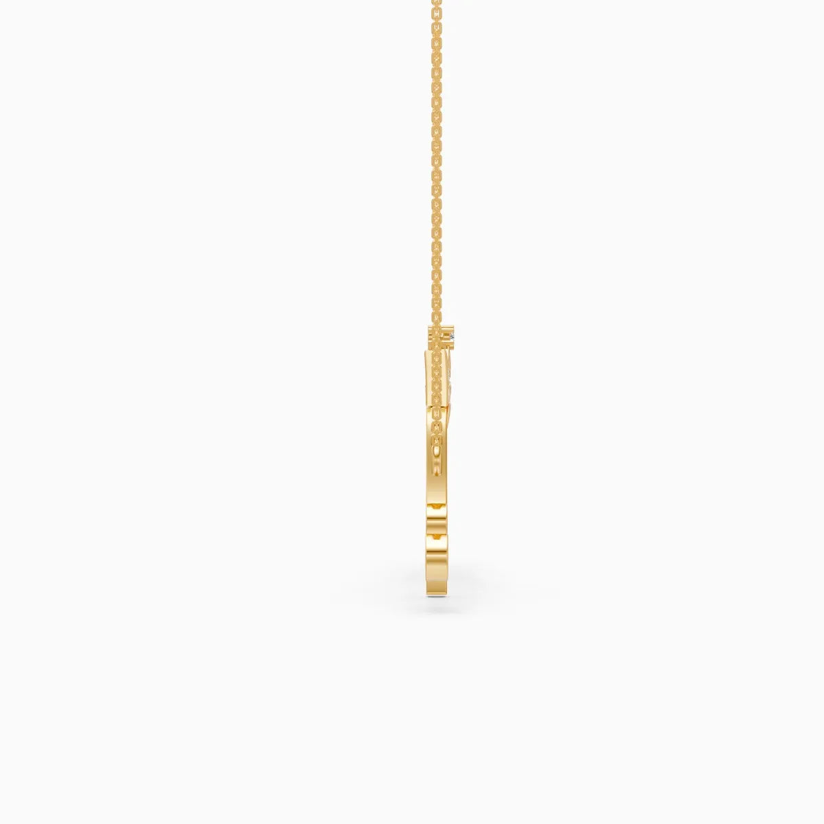 14kt Gold Classic Lab Grown Diamond Pendant