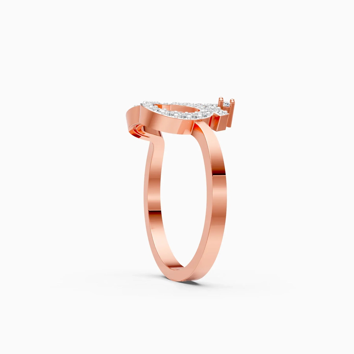 Spiritual Grace Om Band Ring