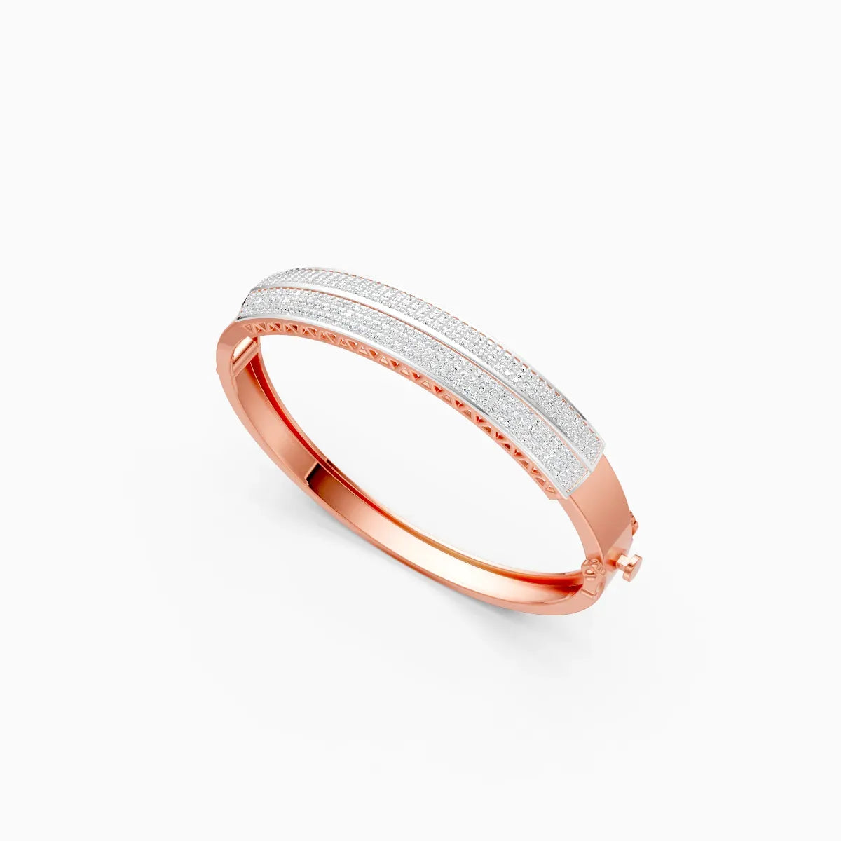 Modern Design Lab Grown Diamond Mens Bracelet