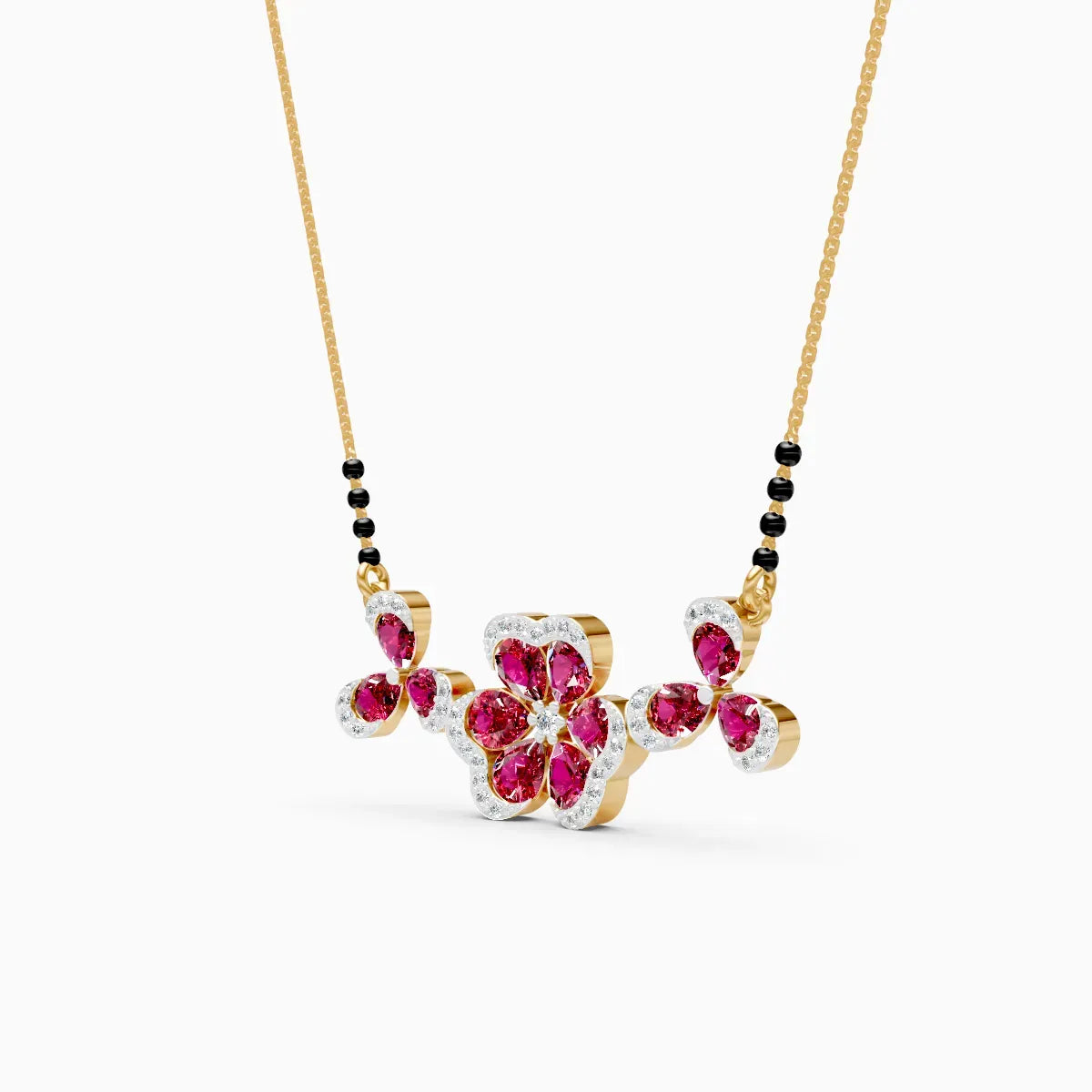 Floral Cluster Mangalsutra