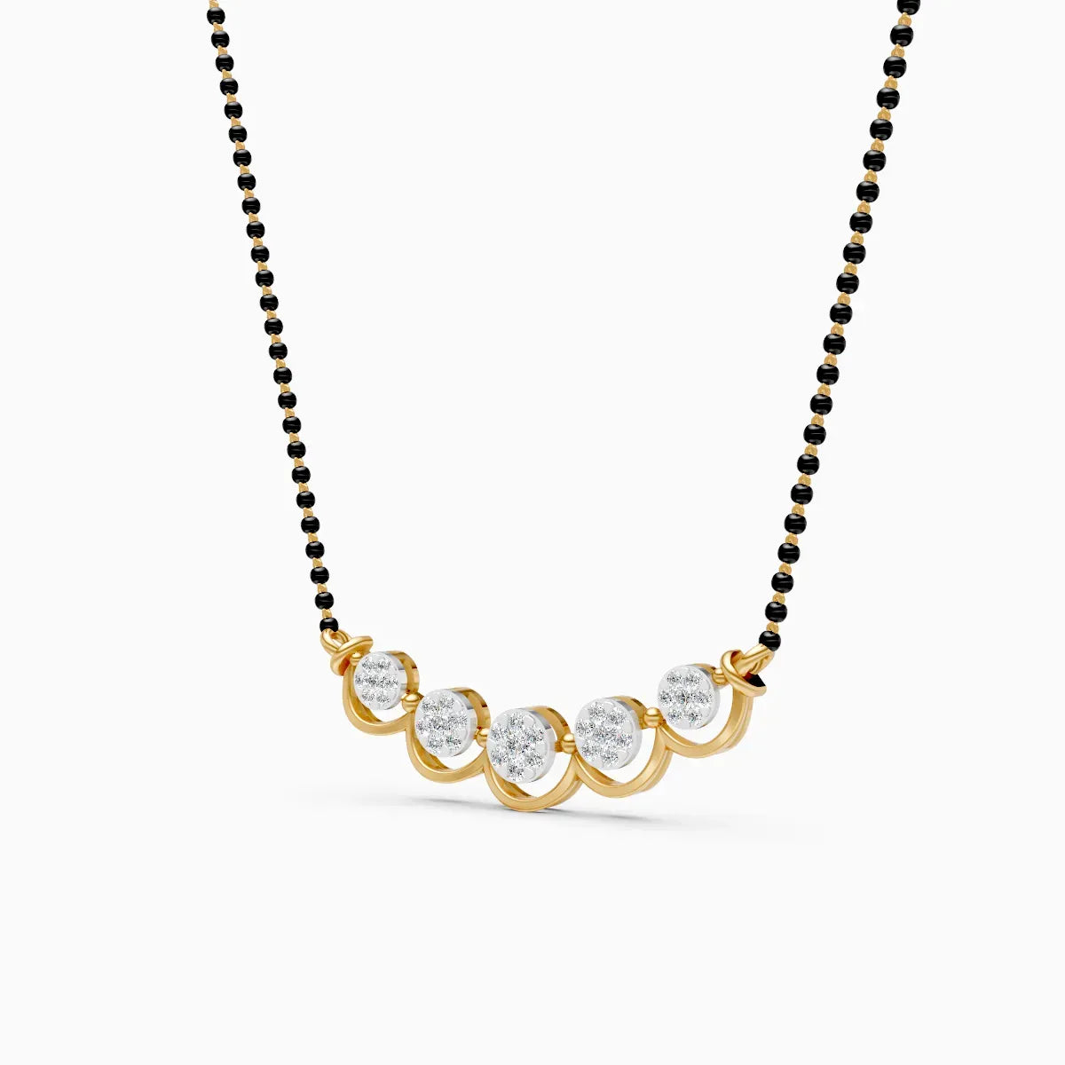 Five Round Cluster Timeless Mangalsutra