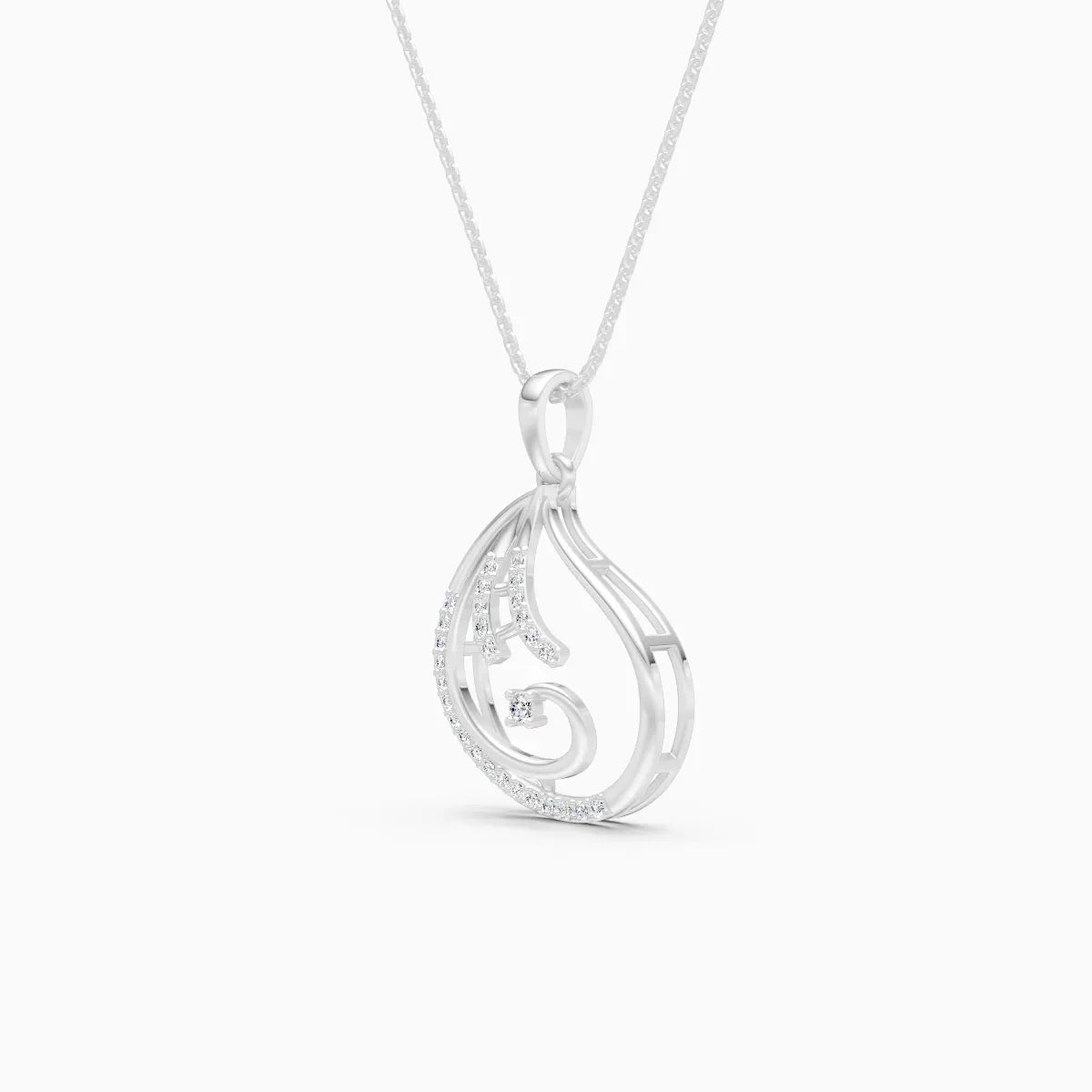 Elegant Stylish Lab Grown Diamond Pendant