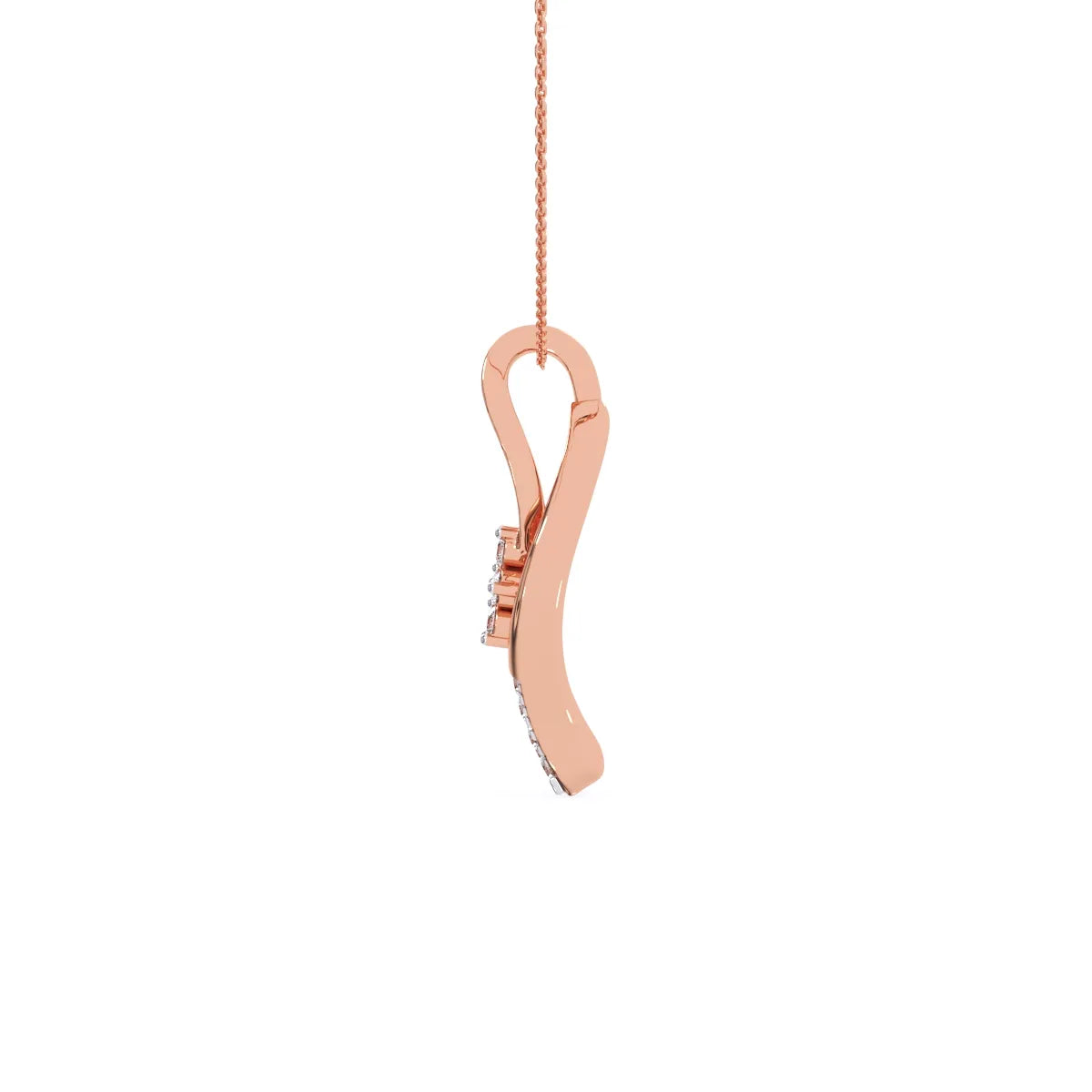 Curved leaves cluster Pendant