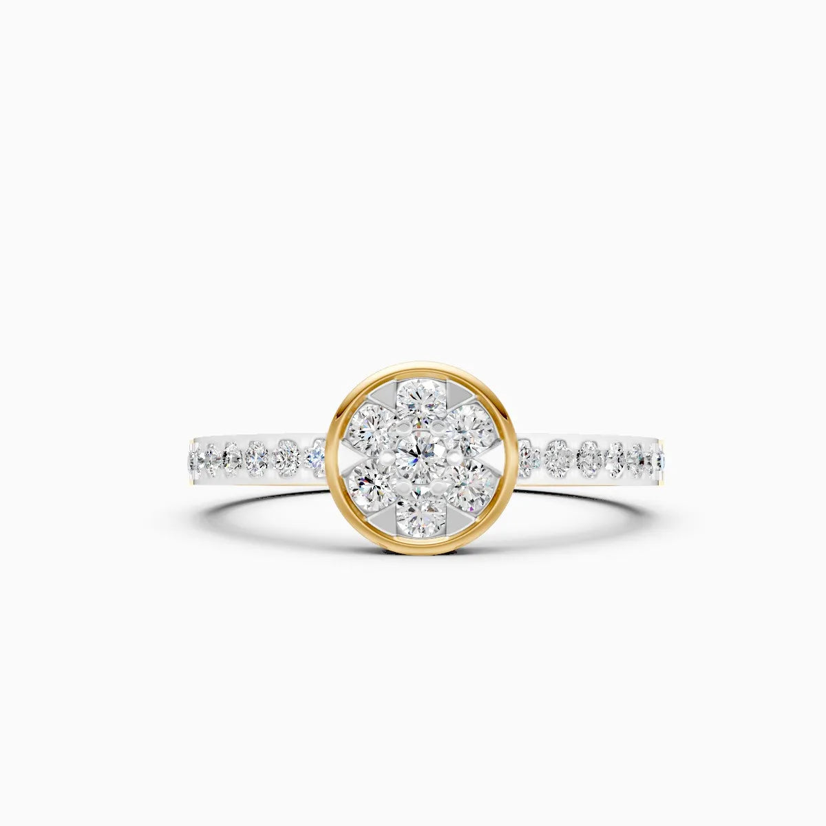 Blossom Glow Diamond Ring in Rose Gold