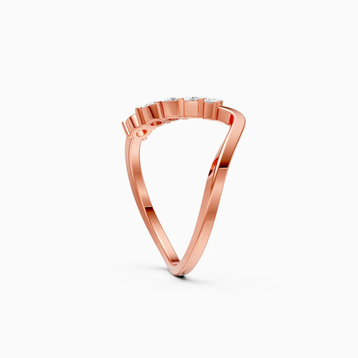 Twisted Grace Lab Grown Diamond Ring
