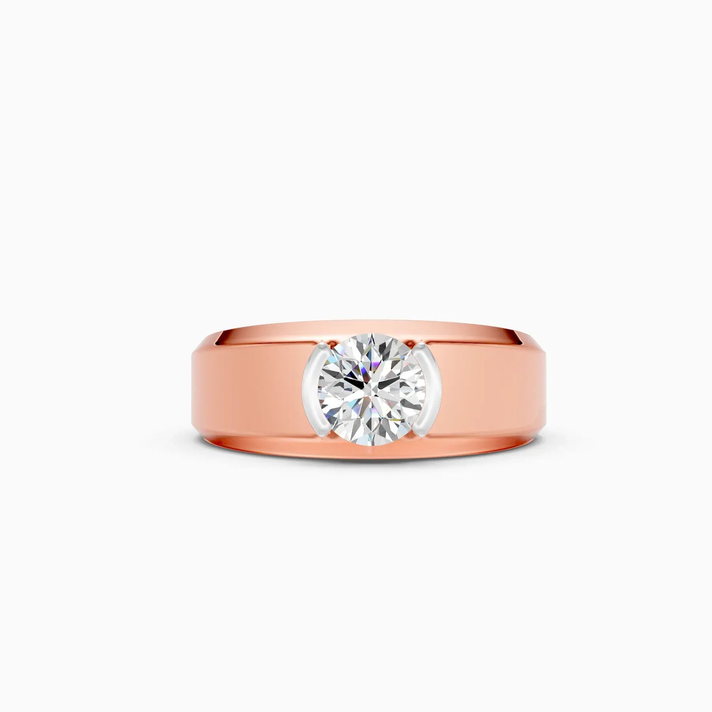 Refined Charm Solitaire Diamond Ring