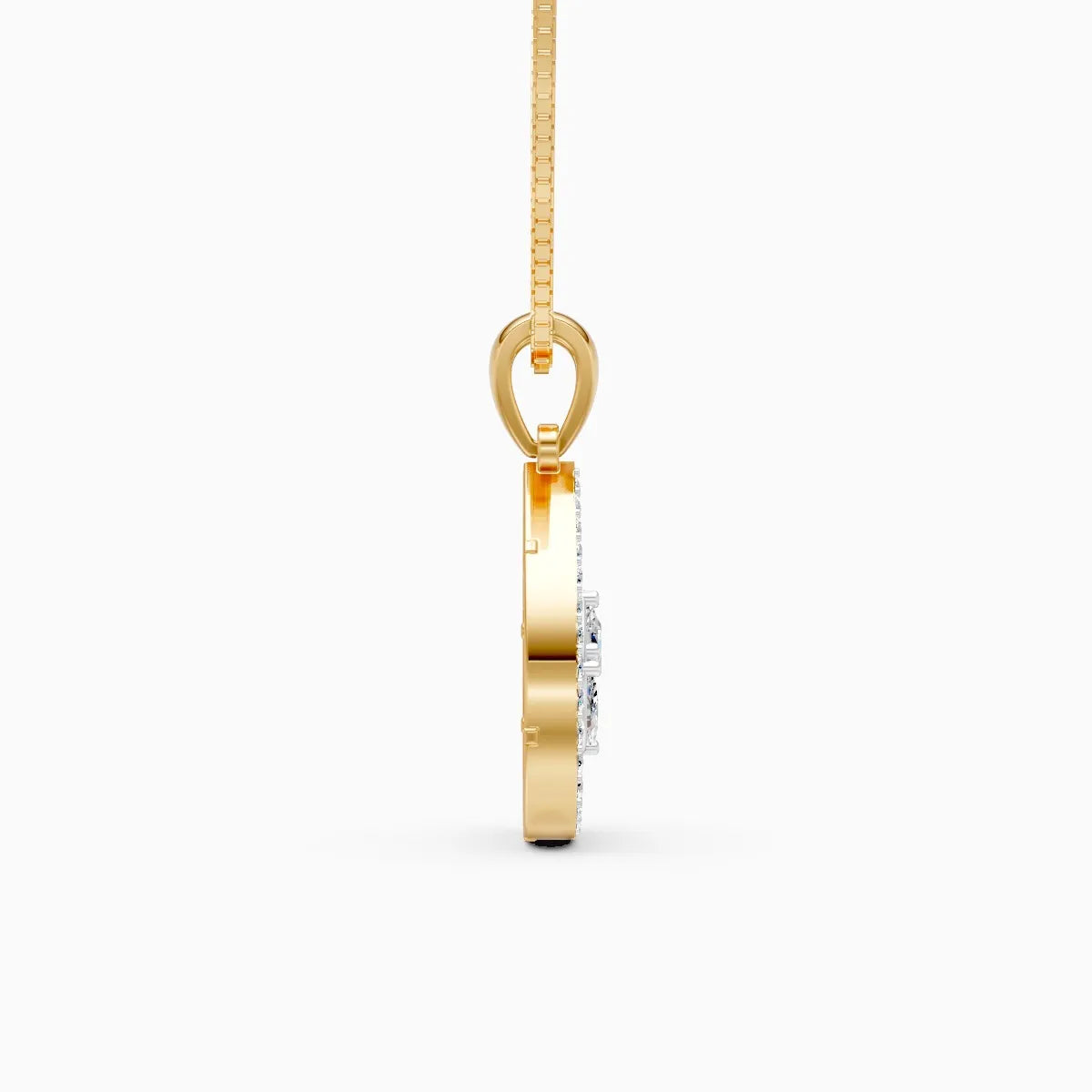 Twinkle Drop Lab Grown Diamond Pendant