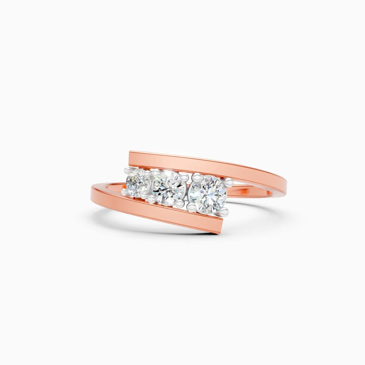 Crossover Glow Lab Grown Diamond Ring