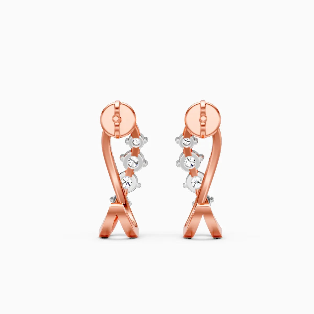 Twine Spark Lab Grown Diamond Earrings