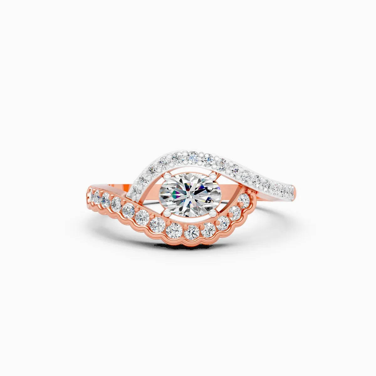 Eclat Curve Lab-Grown Diamond Ring