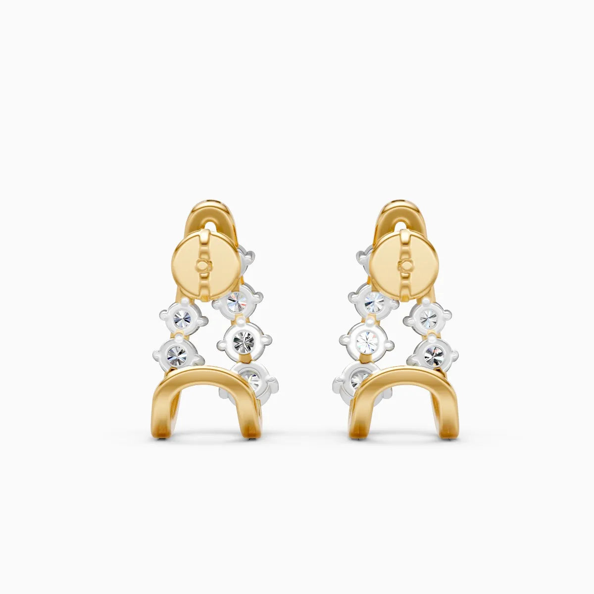 Angular Glow Lab Grown Diamond Earrings